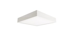 LCB LED paneel opbouw - 30x30cm Framesysteem - Wit aluminium - 5cm hoog incl. schroeven