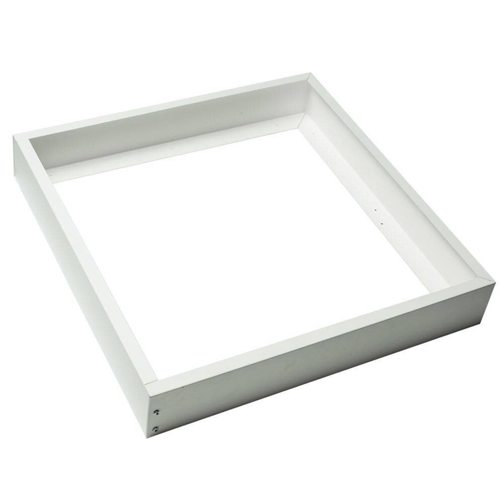 Aigostar LED paneel opbouw - 30x30cm Framesysteem - Wit aluminium - 5cm hoog incl. schroeven