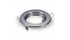 Aigostar OP=OP Inbouwspot chrome rond - niet kantelbaar - zaagmaat 60mm - buitenmaat 80mm Aigostar OP=OP Inbouwspot chrome rond - niet kantelbaar - zaagmaat 60mm - buitenmaat 80mm