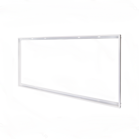 LCB LED LED paneel opbouw - 120x60cm Framesysteem - Wit aluminium - 5cm hoog incl. schroeven