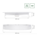 Spectrum voor de installateur LED plafonnière rond - 18W vervangt 105W - Lichtkleur optioneel