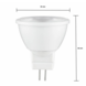 LED line verlichting - Betaalbare Professionele LED Oplossingen 12V LED spot Mini MR11 GU4  - Ø35mm - 3W 225Lm - 2700K 827 Extra Warm Wit | 36D Niet Dimbaar