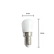 Spectrum voor de installateur LED koelkast lamp - E14 fitting - 2W vervangt 16W - Daglicht wit 6000K - 23x50mm