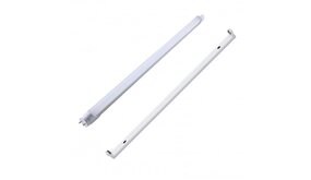 1.2m 18W LED TL armatuur + 1 LED TL buis 3000K 830 Warm Wit compleet 1.2m 18W LED TL armatuur + 1 LED TL buis 3000K 830 Warm Wit compleet