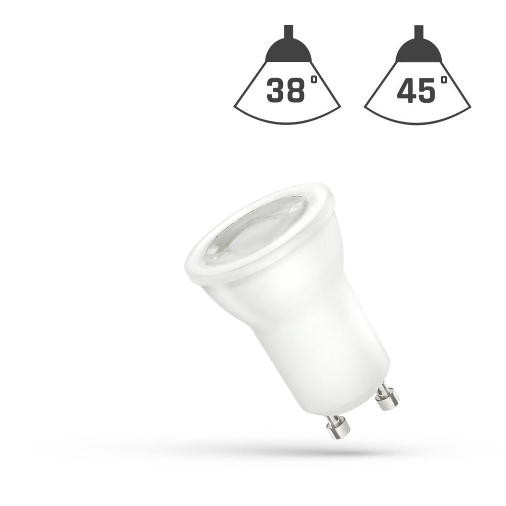 Spectrum LED GU10 ¯35mm - 2W vervangt 20W - 4000K helder wit licht Spectrum LED GU10 ¯35mm - 2W vervangt 20W - 4000K helder wit licht