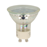 LED spot GU10 - 1W - 2700K warm wit licht - vervangt 10W - Glazen behuizing