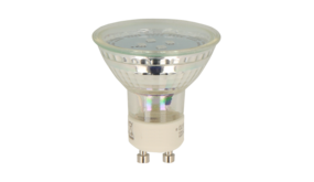 LED spot GU10 - 1W - 2700K warm wit licht - vervangt 10W - Glazen behuizing