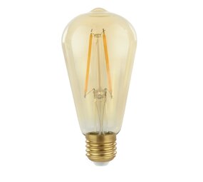 Spectrum voor de installateur LED Filament lamp E27 - ST64 - 2W vervangt 25W - 2500K extra warm wit licht - Tall