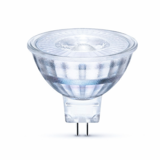 LED spot GU5.3 - MR16 LED - 3W vervangt 25W - 2700K warm wit licht - Glazen behuizing