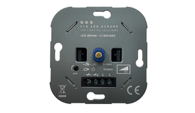 LCB LED Europe LED dimmer inbouw 5-150W - Universeel Fase-afsnijding LCB LED Europe LED dimmer inbouw 5-150W - Universeel Fase-afsnijding