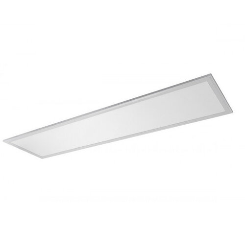 ACTIE! LED paneel 120x30cm - Zilveren rand - 4000K 840 - 40W 3600lm - Flikkervrij - 5 jaar garantie
