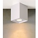 Spectrum voor de installateur LED plafondspot - Cube vierkant -  Wit -  met GU10 fitting - kantelbaar - excl. LED spot