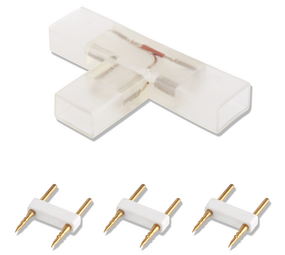 LCB LED Europe  LED lichtslang V3 - Twee pins connector T-connector