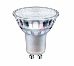 LED spot GU10 - 5W vervangt 50W - 2700K warm wit licht - Glazen behuizing