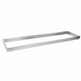 LED paneel opbouw aluminium - Zilver - 120x60cm frame systeem - 5cm hoog incl. schroeven