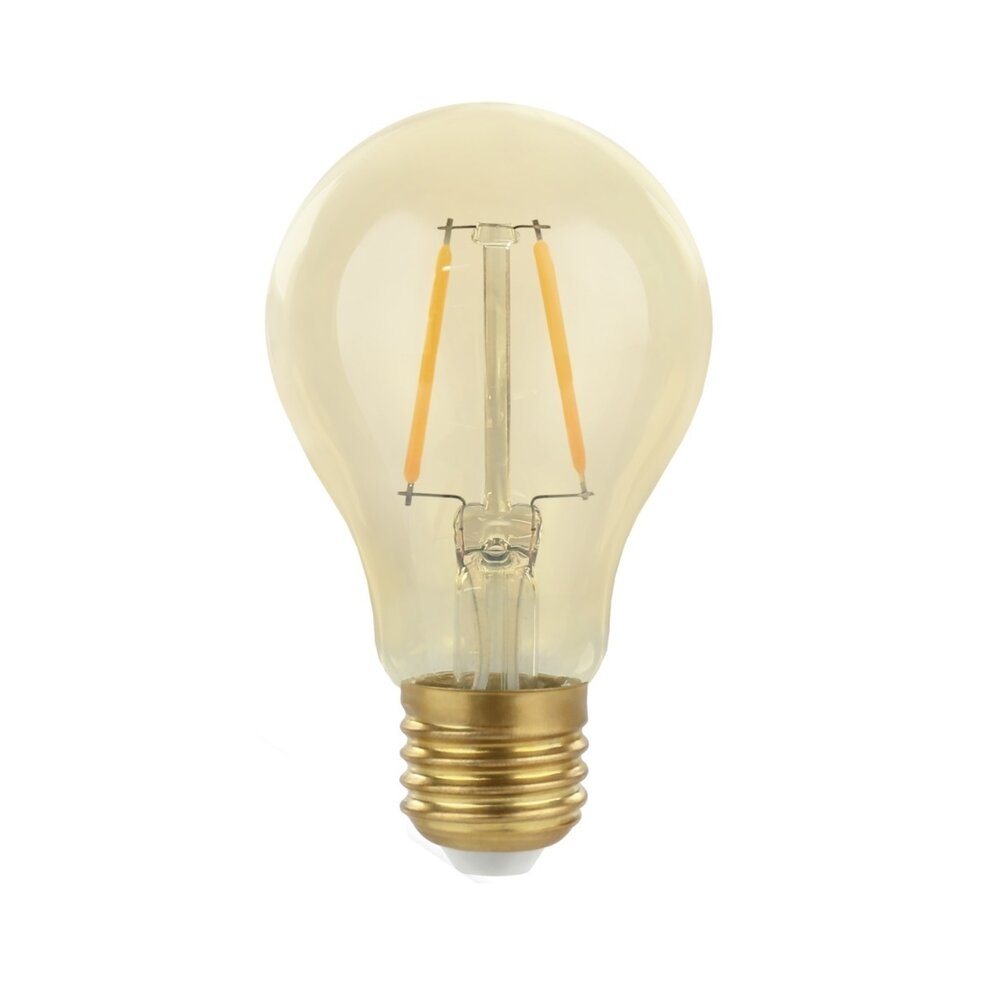 Spectrum voor de installateur: Betaalbare kwaliteit en veelzijdige LED-oplossingen LED Filament lamp E27 - A60 - 2W 240lm -  vervangt 25W - 2500K extra warm wit licht