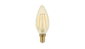 Spectrum LED filament lamp - E14 fitting C35 - 2W vervangt 25W - 2400K extra warm wit licht Spectrum LED filament lamp - E14 fitting C35 - 2W vervangt 25W - 2400K extra warm wit licht