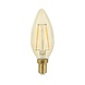 Spectrum voor de installateur LED filament lamp - E14 fitting C35 - 2W vervangt 25W - 2400K extra warm wit licht