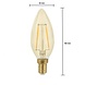 Spectrum voor de installateur LED filament lamp - E14 fitting C35 - 2W vervangt 25W - 2400K extra warm wit licht