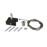 Spectrum 3-Fase Spanningsrail toebehoren | Pendel - Ophangset Staaldraad 3 Meter - Zwart Spectrum 3-Fase Spanningsrail toebehoren | Pendel - Ophangset Staaldraad 3 Meter - Zwart