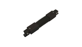 Spectrum 3-Fase Spanningsrail toebehoren | Bocht Flexibel buigbaar Koppelstuk - Verbindingsstuk gevoegd - i- connector - Zwart Spectrum 3-Fase Spanningsrail toebehoren | Bocht Flexibel buigbaar Koppelstuk - Verbindingsstuk gevoegd - i- connector - Zwart