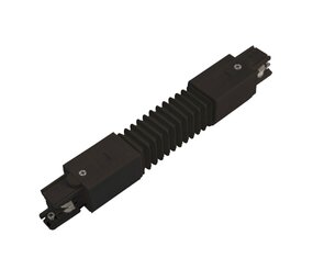 Spectrum voor de installateur 3-Fase Spanningsrail toebehoren | Bocht Flexibel buigbaar Koppelstuk - Verbindingsstuk gevoegd - i- connector - Zwart