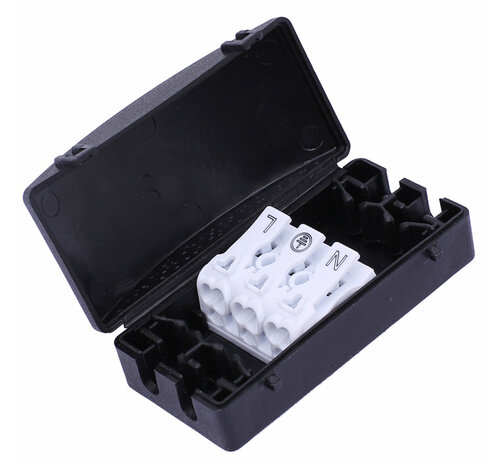 Lasdoos met kroonsteen - 3-aderig 0,25mm_ tot 2,5 mm_ - IP44