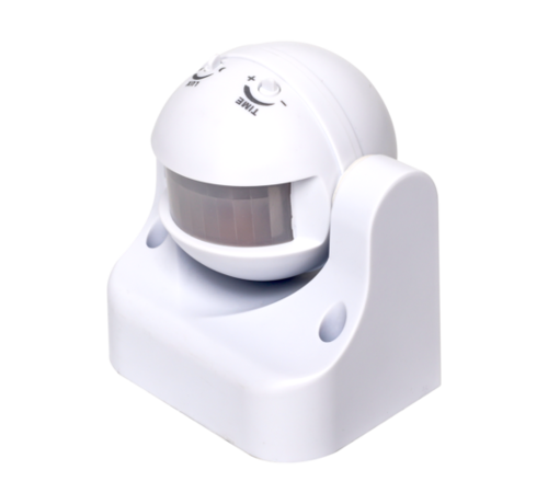LED Bewegingssensor opbouw 180 graden - PIR infrarood bewegingsmelder - 230V max. 300W