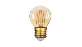 LCB LED Europe  LED Filament lamp dimbaar - E27 G45 - 4W vervangt 40W - 2200K extra warm wit licht