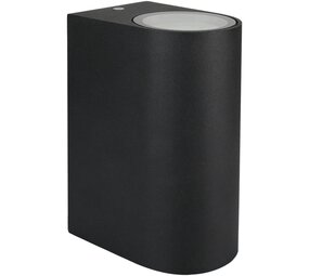 Spectrum voor de installateur LED Wandlamp buiten |Up and Down -|Zwart| GU10