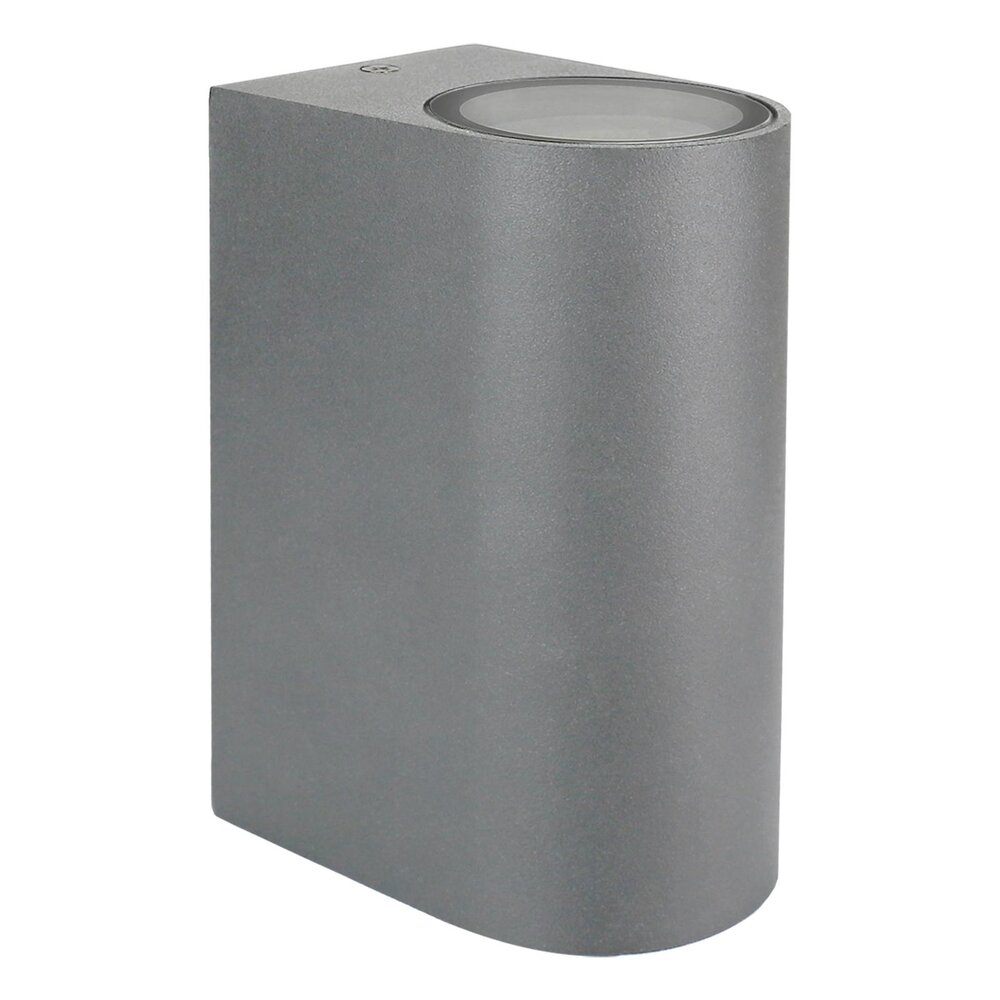 Spectrum voor de installateur  LED Wandlamp buiten - Up and Down - Grijs
