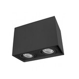 Spectrum voor de installateur: Betaalbare kwaliteit en veelzijdige LED-oplossingen LED plafondspot dubbel kantelbaar - Cube Zwart - GU10 fitting