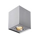 Spectrum voor de installateur LED plafondspot - Cube vierkant - Zilver Aluminium -  met GU10 fitting - kantelbaar - excl. LED spot