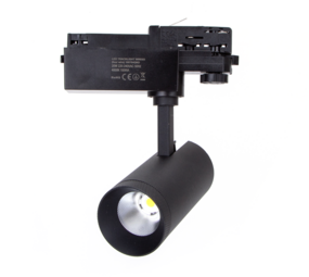 Aigostar LED Railspot Mat Zwart- 3-Fase universeel - 20W 2000lm - 4000K helder wit licht - 3 jaar garantie