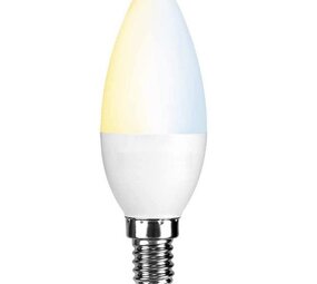 WiFi LED kaarsLamp - E14 5W - 2700K-6500K - Bediening met de App