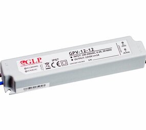 LED voedingsadapter - 12V 12W 1A - geschikt voor 12V LED-verlichting - IP67 waterdicht