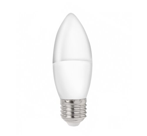 LED kaarslamp - E27 fitting - 1W vervangt 10W - 3000K Warm wit licht