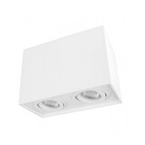 Spectrum voor de installateur LED plafondspot dubbel kantelbaar - Cube Wit - GU10 fitting