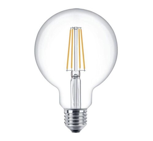 LED Filament lamp dimbaar - XL GLOBE - E27 fitting - 6W vervangt 60W - 2700K warm wit licht