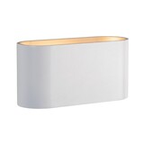 Spectrum voor de installateur LED Wandlamp Ovaal - Wit Goud met G9 fitting - 80x80x160 mm