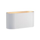 Spectrum voor de installateur LED Wandlamp Ovaal - Wit Goud met G9 fitting - 80x80x160 mm