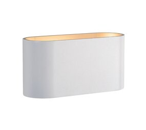 Spectrum voor de installateur LED Wandlamp Ovaal - Wit Goud met G9 fitting - 80x80x160 mm