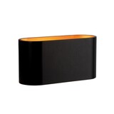 Spectrum voor de installateur LED Wandlamp Ovaal - Zwart Goud met G9 fitting - 80x80x160 mm