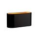 Spectrum voor de installateur LED Wandlamp Ovaal - Zwart Goud met G9 fitting - 80x80x160 mm