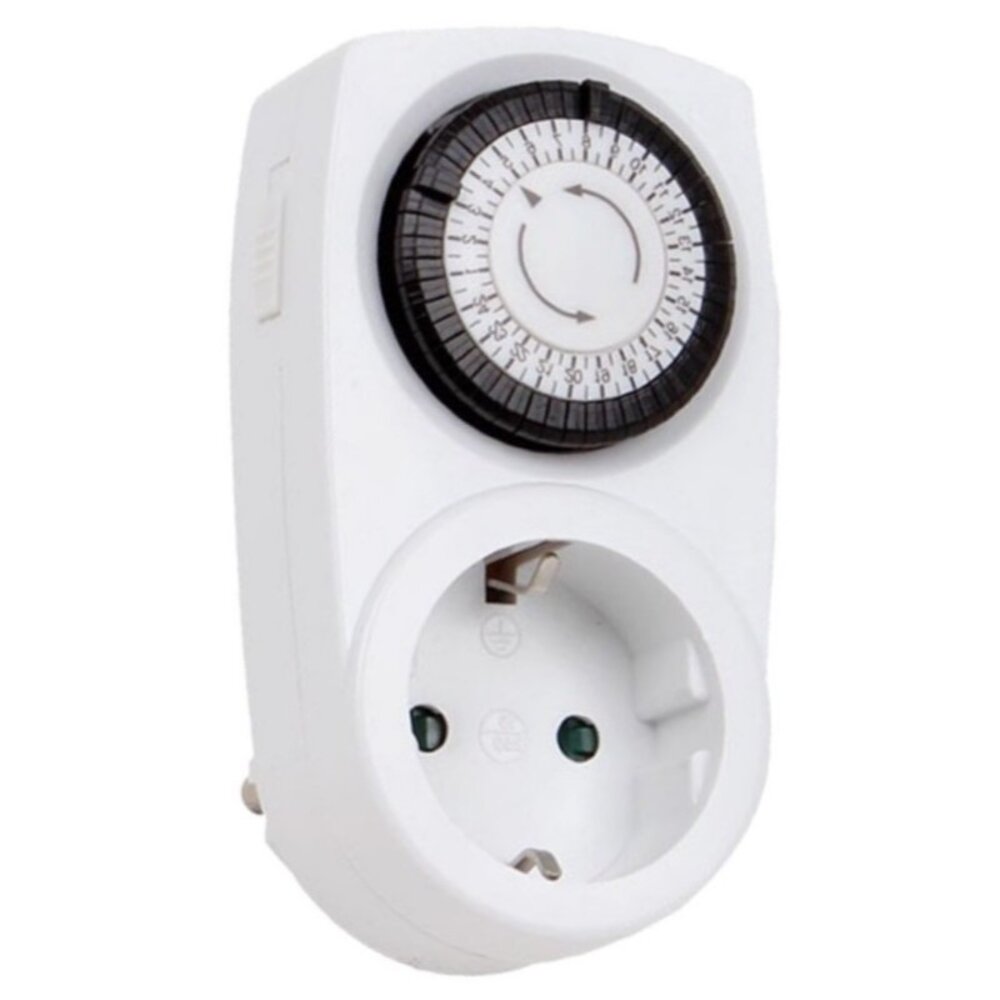 Aigostar Tijdschakelklok analoog 230V - 24 uurs Aigostar Tijdschakelklok analoog 230V - 24 uurs