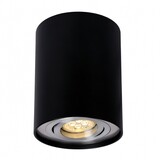 Spectrum voor de installateur LED plafondspot - Tube rond - Zwart Aluminium - met GU10 fitting - kantelbaar - excl. LED spot