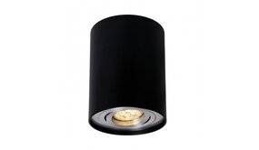 Spectrum LED plafondspot - Tube rond - Zwart Aluminium - met GU10 fitting - kantelbaar - excl. LED spot Spectrum LED plafondspot - Tube rond - Zwart Aluminium - met GU10 fitting - kantelbaar - excl. LED spot