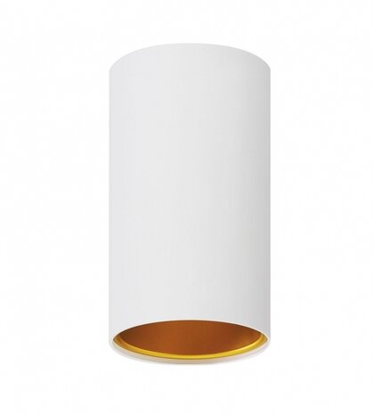 Spectrum LED plafondspot Chloe - Mat wit goud - GU10 aansluiting Spectrum LED plafondspot Chloe - Mat wit goud - GU10 aansluiting