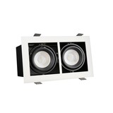 Spectrum LED inbouwspot armatuur Modern - Rechthoekig met 2 GU10 aansluiting Spectrum LED inbouwspot armatuur Modern - Rechthoekig met 2 GU10 aansluiting