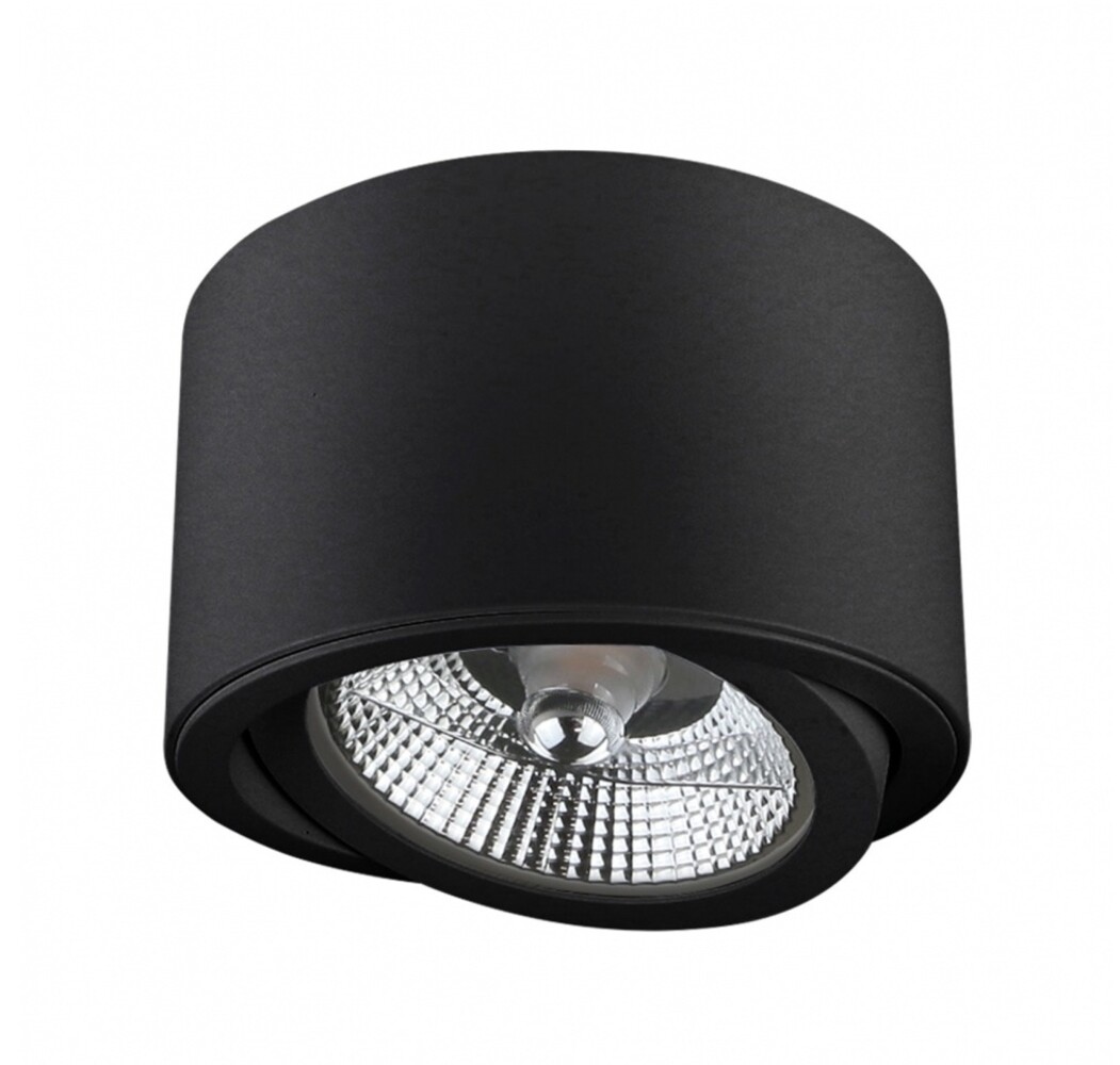 Spectrum LED Plafondspot CHLOE - GU10 AR111 - Excl. LED Spot - Zwart rond